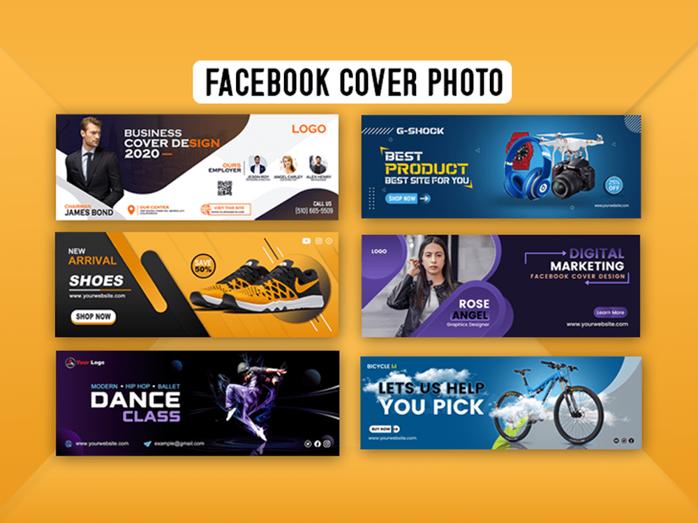 I will design professional cover for your facebook page